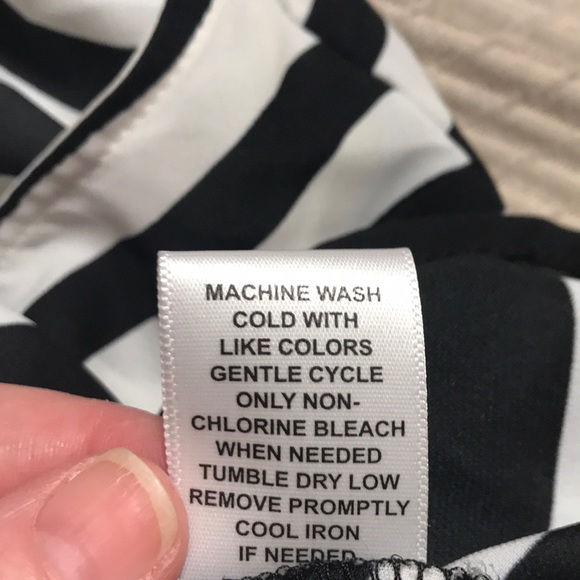 Elle women’s sheer blouse XL black/white - Picture 6 of 7